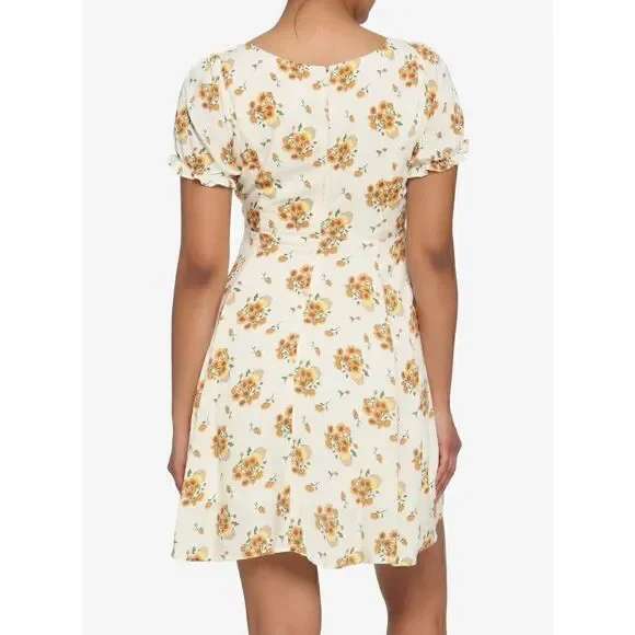 Sunflower Puff Sleeve Dress (Med) - Picture 8 of 9